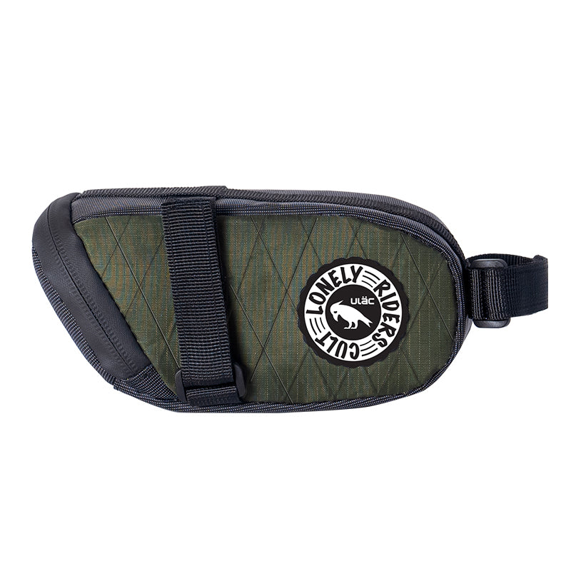 Borsa Sottosella Ulac RADTAIL GT Da 5,8 L, Verde Oliva, Impermeabile E Rinforzata Per Gravel E Avventure. Con Attacchi Per Luci, Moschettone Triangolare E Sacca Interna.