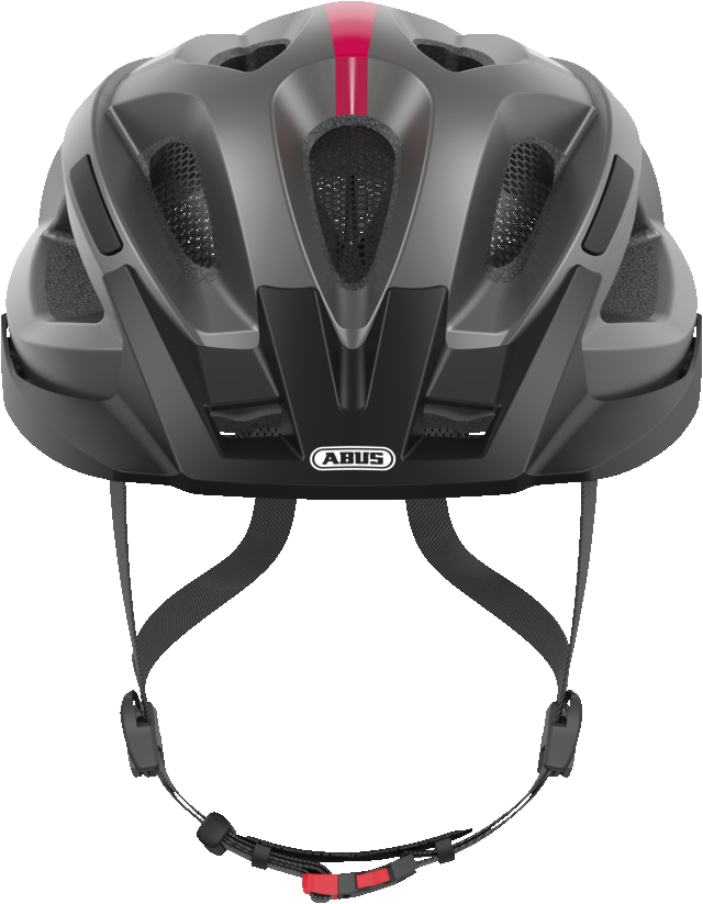 Concrete Grey ABUS Aduro 2.0 helmet (Back View)
