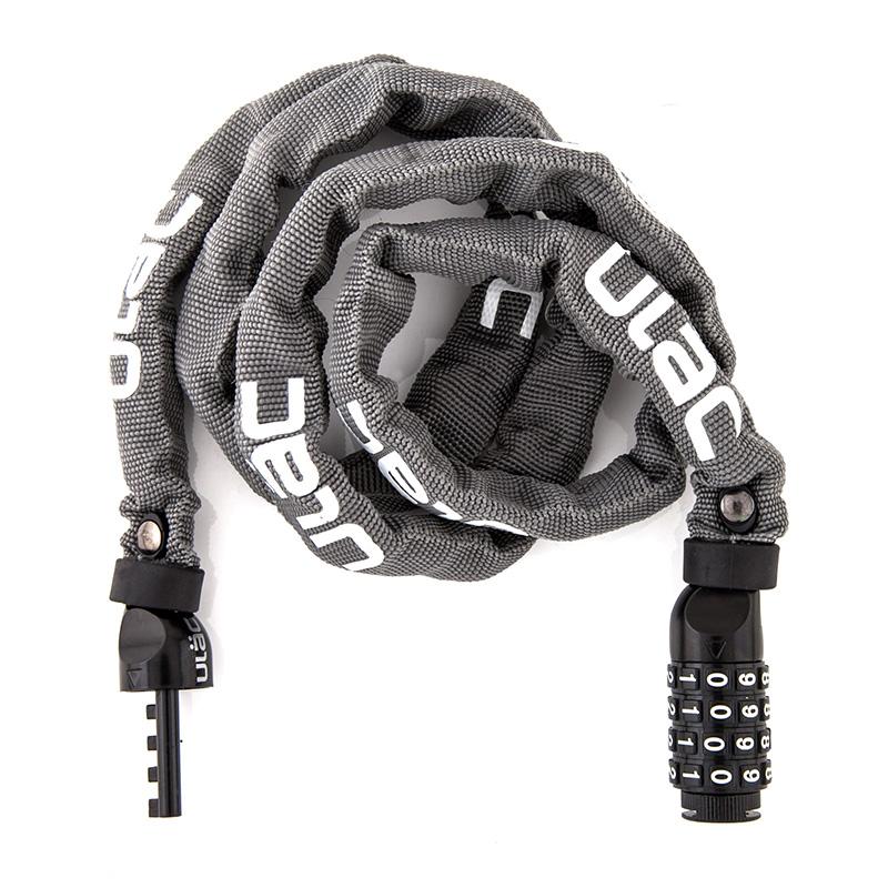 Grey Bicycle Chain Number Lock